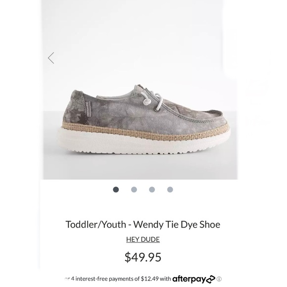 Hey Dude Light Grey Wendy Slip 